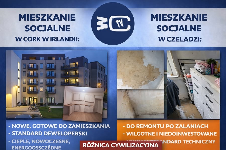 W Irlandii lokal socjalny to pełnowartościowe mieszkanie w nowym budownictwie: dobra izolacja…