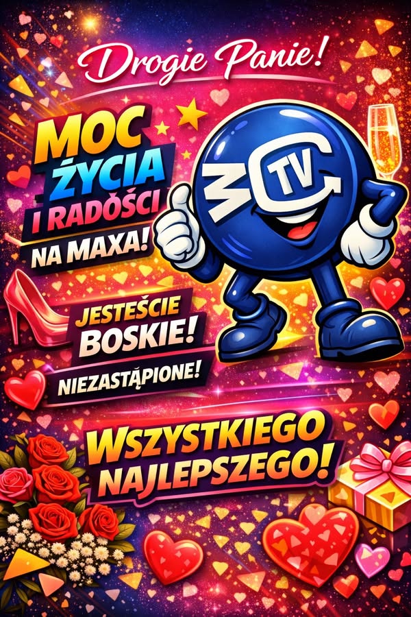Z okazji Dnia Kobiet życzymy Wam zdrowia, spokoju, siły, radości i codziennego szacunku - nie tylko od święta.