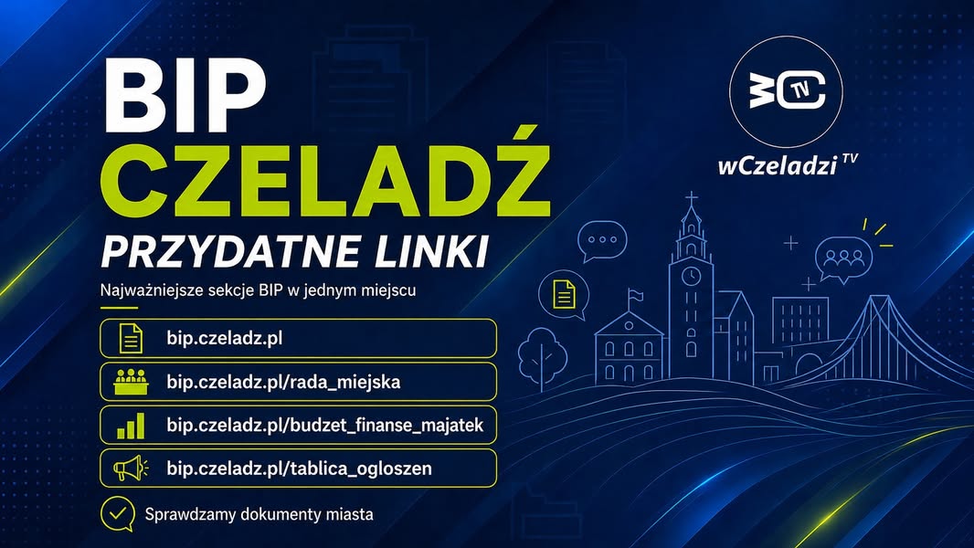 BIP Czeladź: pieniądze, działki, sesja i przedszkola. Co pojawiło się w dokumentach miasta?