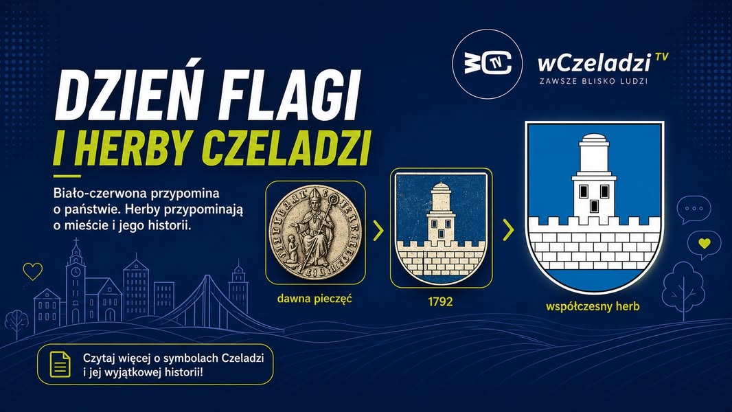 2 maja - Dzień Flagi. W Czeladzi to także dobry moment, żeby zapytać, czy znamy własne symbole