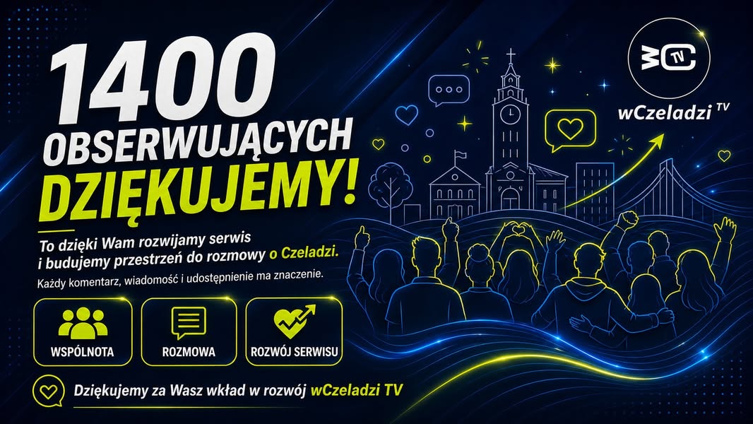 1400 obserwujących. Dziękujemy.