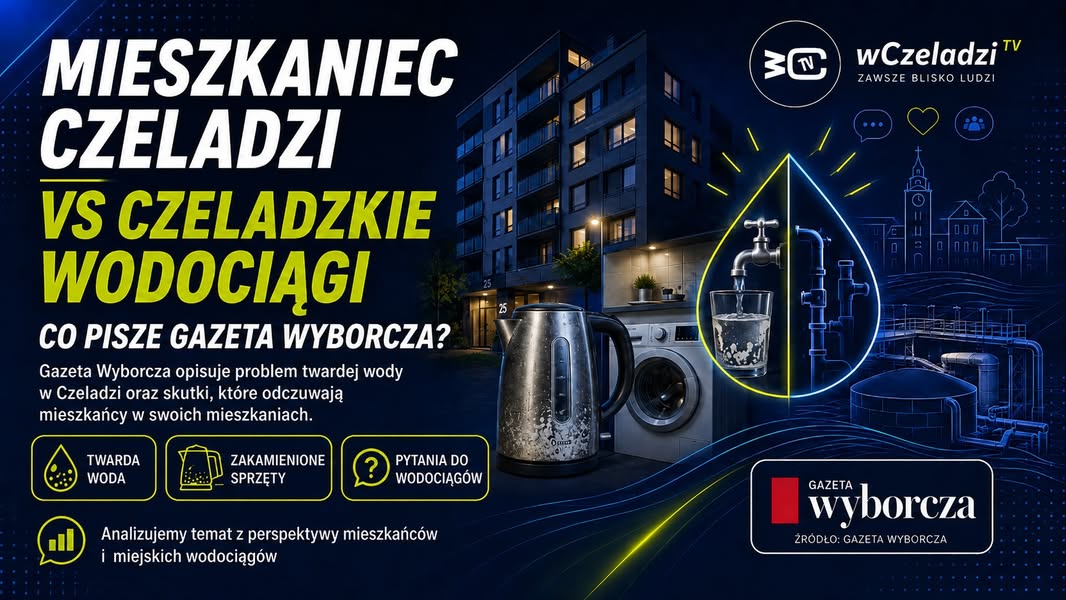 Twardość wody w Czeladzi owiana tajemnicą? Mieszkańcy płacą i pytają
