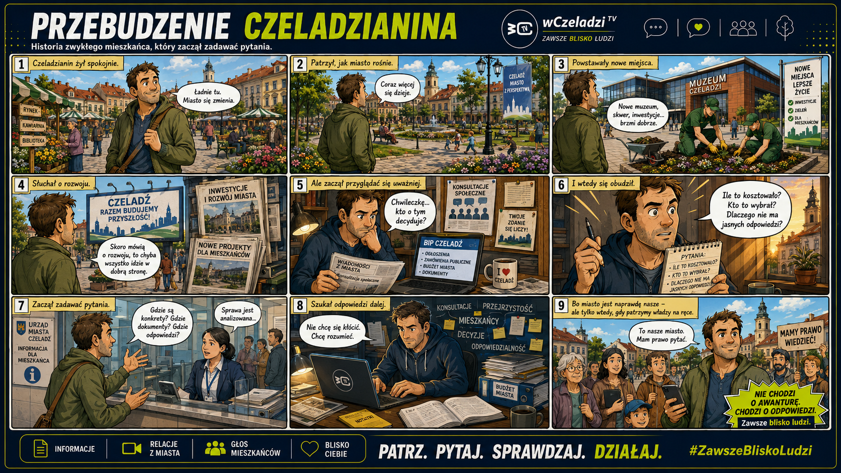 Przebudzenie Czeladzianina. Od zachwytu nad miastem do pytań, na które warto odpowiedzieć.